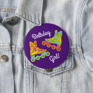 Rollenblades Schaatsen Kinderen van zaterdag Ronde Button 4,0 Cm