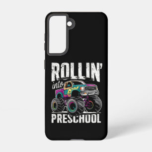 Rollend naar de peuterspeelzaal Monstertruck terug Samsung Galaxy Hoesje