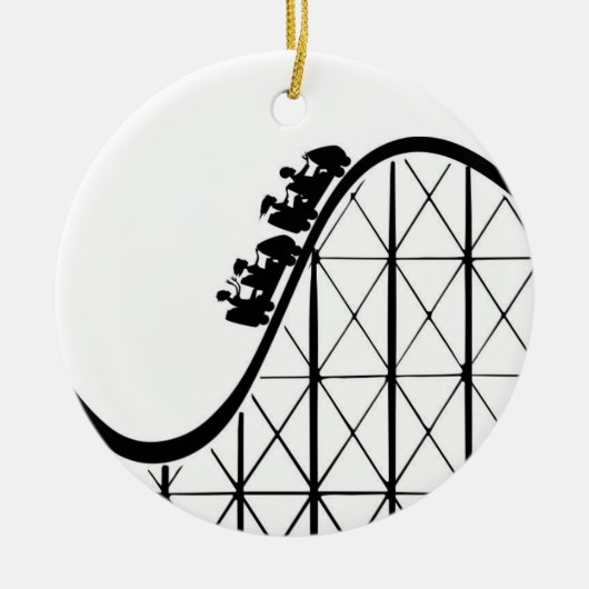 Rollend Onderzetter Keramisch Ornament (Voorkant)