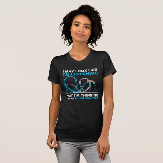 Rollend Onderzetter - Ontwerp van het themapark T-shirt (Voorkant volledig)