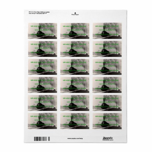 ROLLEND RR-ETIKET ETIKET (Full Sheet)