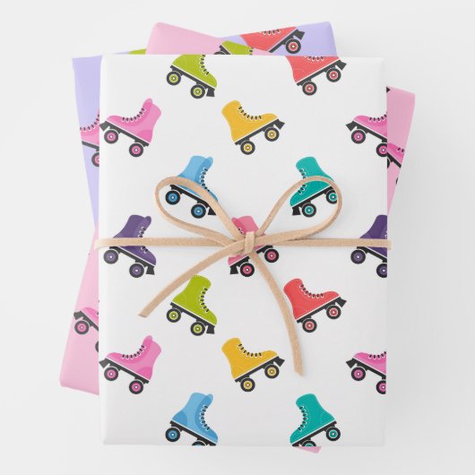 Rollend Schaats Skating Design Inpakpapier Vel (In situ)
