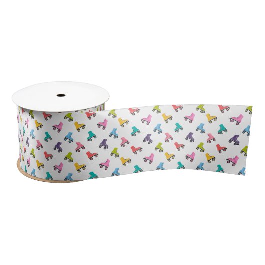 Rollend Schaats Skating Design Ribbon Lint (Spoel)