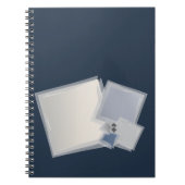 Rollende Fibonacci-vierkanten Notitieboek (Voorkant)