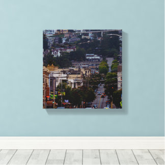Rollende Stad Canvas Afdruk