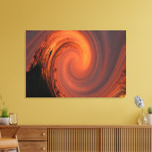 rollende zonsondergang canvas afdruk (Insitu (Woonkamer))