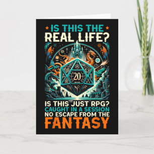 Rollenspel Game Rpg Master D20 Tafelblad Grappig R Kaart