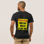 Rollenwaarschuwing T-Shirt (Achterkant volledig)