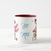 Roller Babe Granny - Personnalisable Mug Pink Casq (Centre)