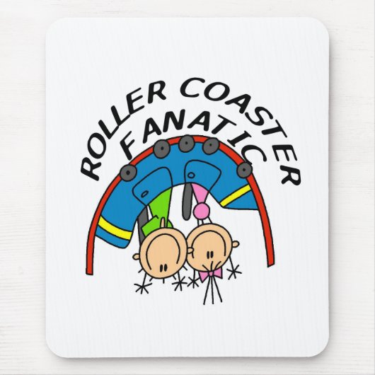 Roller Coaster Fan Muismat (Voorkant)
