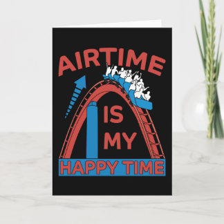 Roller Coaster Funny Amusement Park Gift Kaart