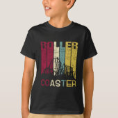 Roller Coaster Retro Vintage Silhouette gift T-shirt (Voorkant)