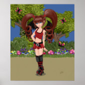 Roller Derby Anime Fairy Skating Poster (Voorkant)