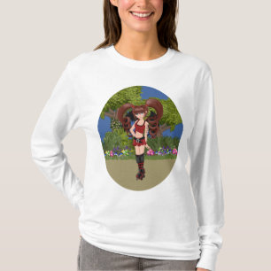 Roller Derby Anime Fairy Skating T-shirt