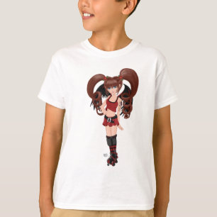 Roller Derby Anime Fairy Skating T-shirt