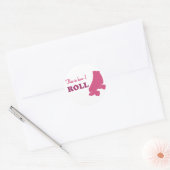 Roller Derby - Dit is hoe ik rol Ronde Sticker (Envelop)
