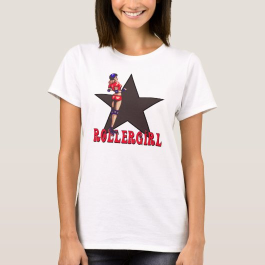 roller derby Diva T-shirt (Voorkant)