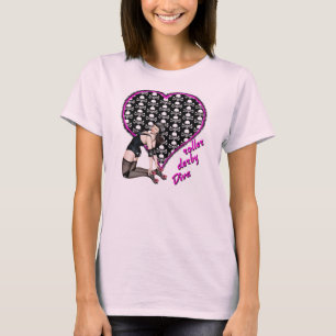 roller derby Diva T-shirt
