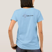 Roller Derby Funny Geeky in onze pack blockin jamm T-shirt (Achterkant)