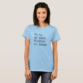 Roller Derby Funny Geeky in onze pack blockin jamm T-shirt (Voorkant volledig)