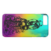 Roller Derby Girl Rainbow iPhone 7/8 Plus Hoesje (Achterkant (Horizontaal))