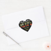 Roller Derby Heart Shaped Stickers (Envelop)