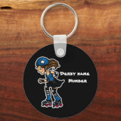 Roller Derby Jammer Sleutelhanger (Voorkant)
