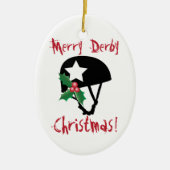 Roller Derby Kerstmis, Roller Skating Keramisch Ornament (Voorkant)