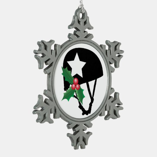 Roller Derby Kerstmis, Roller Skating Tin Sneeuwvlok Ornament (Links)