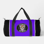 Roller Derby Logo Purple Black Team Name Uniform Plunjezak (Voorkant)