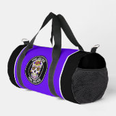 Roller Derby Logo Purple Black Team Name Uniform Plunjezak (Rechterhoek)