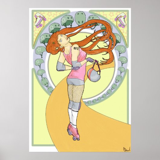Roller Derby Nouveau Poster (Voorkant)