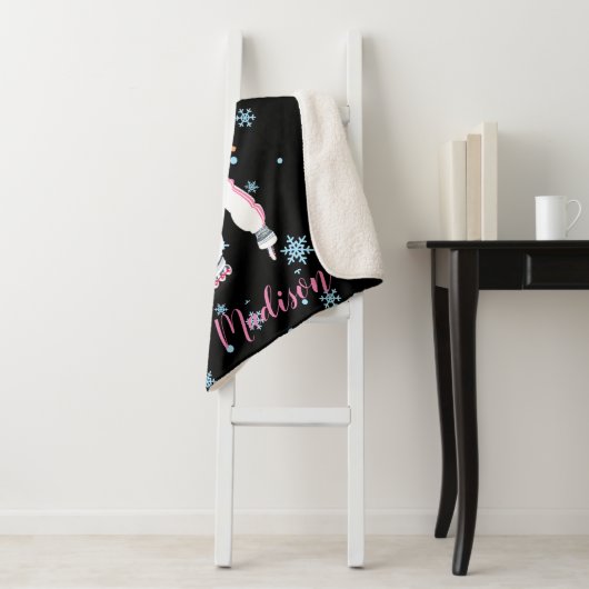 Roller Derby Personalized Sherpa Blanket Sherpa Deken (In situ)
