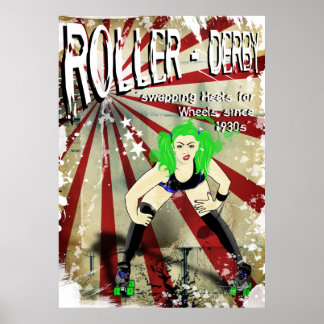 Roller Derby Poster