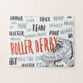 Roller Derby Puzzle Legpuzzel (Horizontaal)