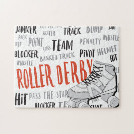 Roller Derby Puzzle Legpuzzel