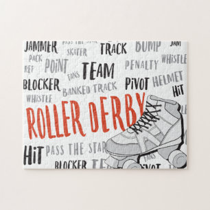 Roller Derby Puzzle Legpuzzel
