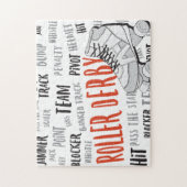 Roller Derby Puzzle Legpuzzel (Verticaal)
