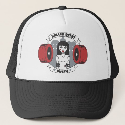 Roller Derby Queen Trucker Pet (Voorkant)
