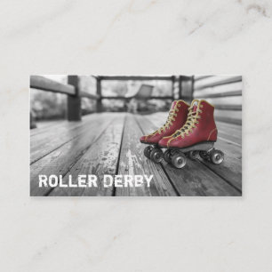 Roller Derby, Rollerskates, Carte de visite photo