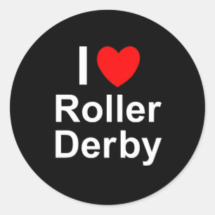 Roller Derby Ronde Sticker