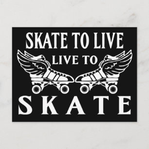 Roller Derby, Schaats om te leven, Live naar Schaa Briefkaart