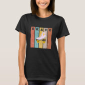 Roller Derby Skating Retro  Skater T-shirt (Voorkant)