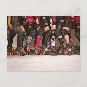 Roller Derby Team Briefkaart