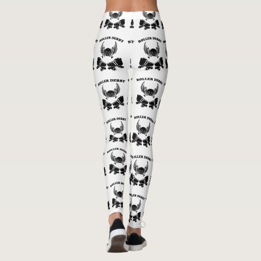 Roller Derby Wings Leggings (Achterkant)