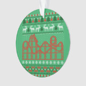 Roller Dessous de verre Scène laide Sweater de Noë (devant)