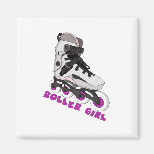 Roller Girl Magneet