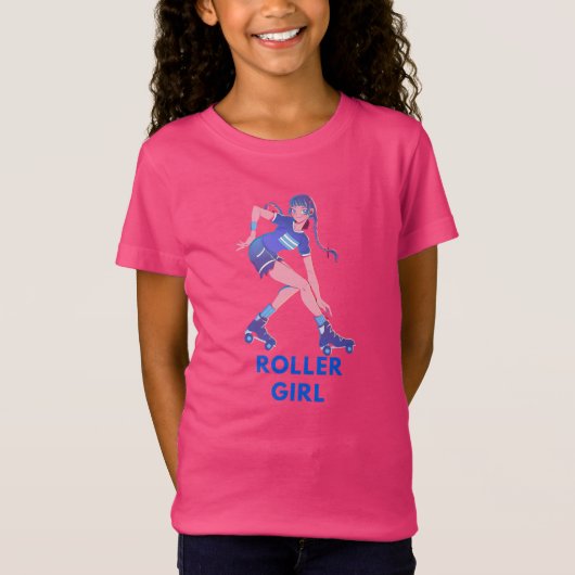 Roller Girl - Meisjes T-shirt (Voorkant)