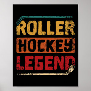 Roller Hockey Legende Poster