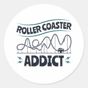 Roller Onderzetter Addict Ronde Sticker